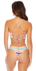  Luli Fama Heat Waves Ruched Back Bottom