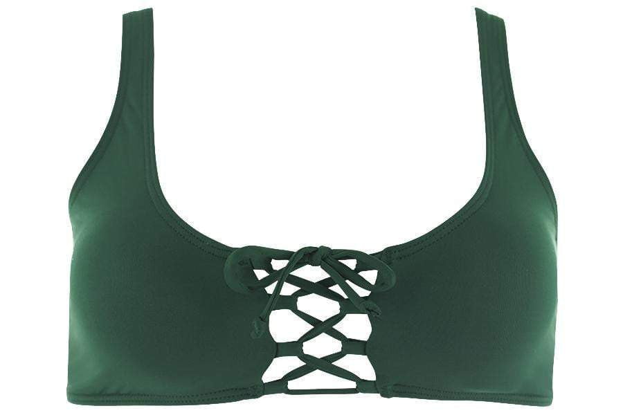 L Space Romi Bikini Top In Emerald