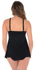  Miraclesuit Fold Over Bottom In Black 6503102-BLK