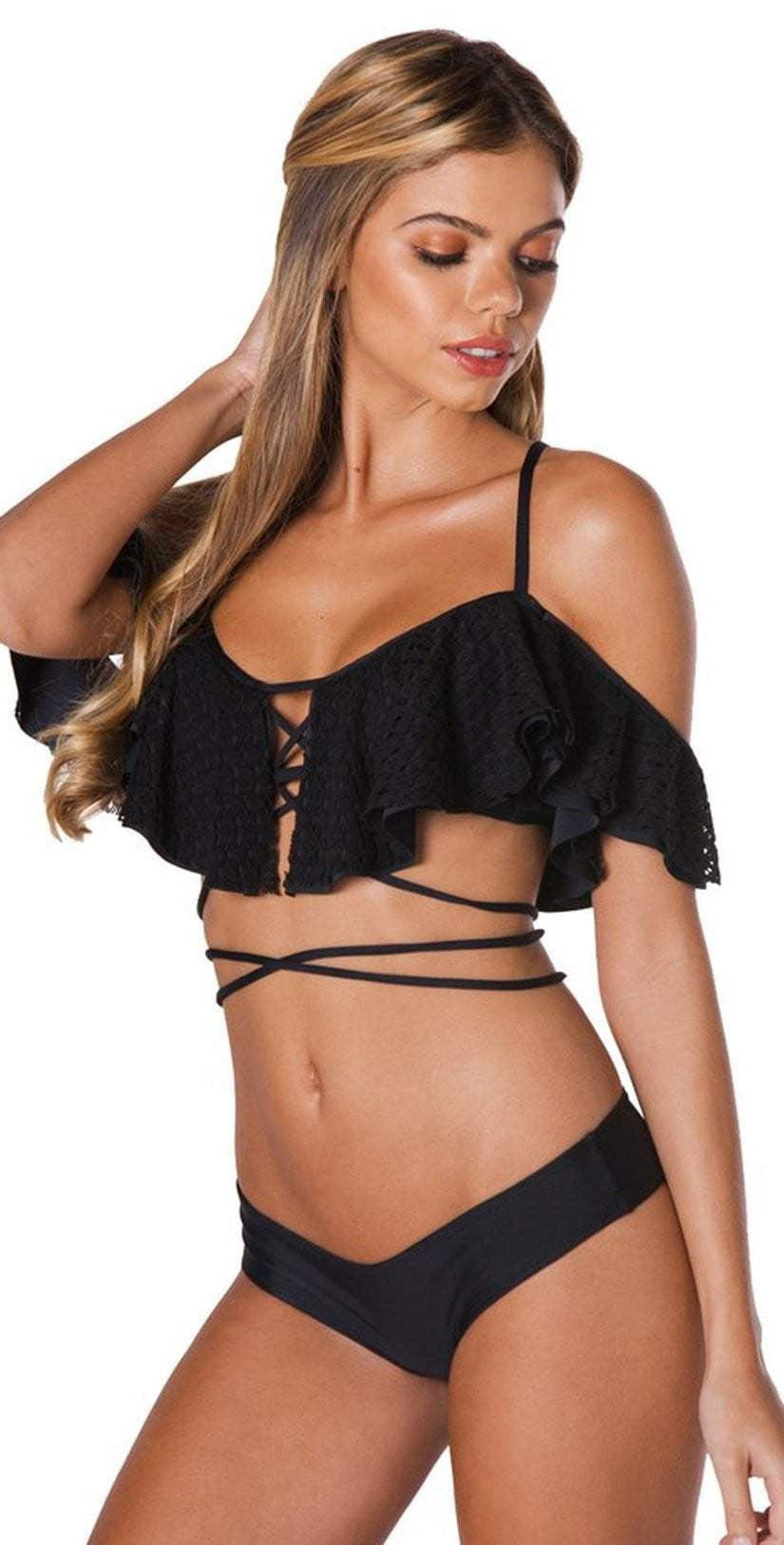  Montce Palmilla La Caletta Top In Black
