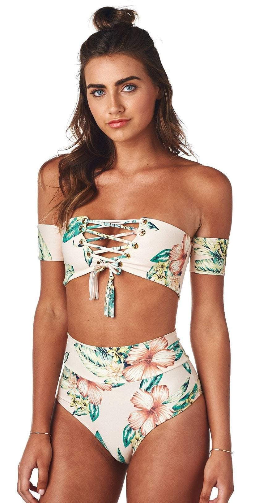  Montce Tommi Corset Top In Floral Print