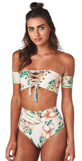  Montce Tommi Corset Top In Floral Print