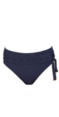  Nuria Ferrer Bruna Belted Bikini Bottom In Blue 66-2
