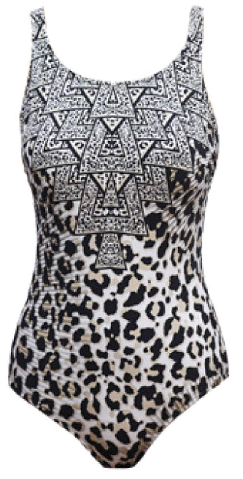  Nuria Ferrer Oasis Mastectomy One Piece Swimsuit 9217-Leopard