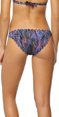  PilyQ Plume Reversible Wave Full Cut Bikini Bottom