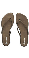  PilyQ Solid Bronze Sandals FFC001-BRNZ