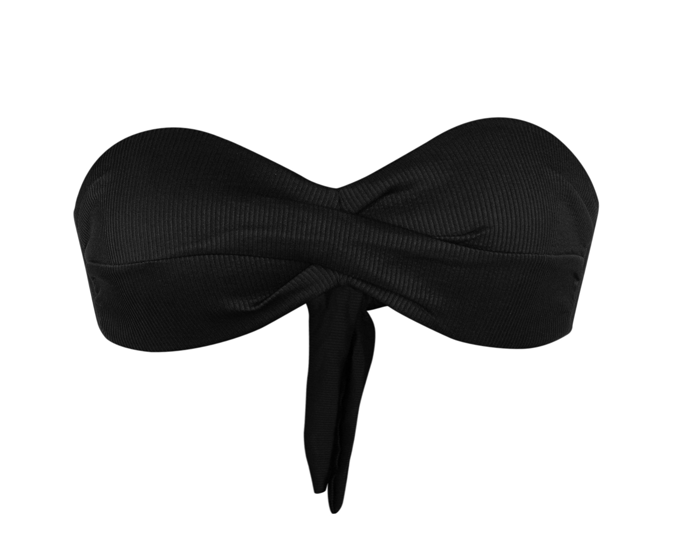 PQ Swim Black Pearly Goddess Bandeau