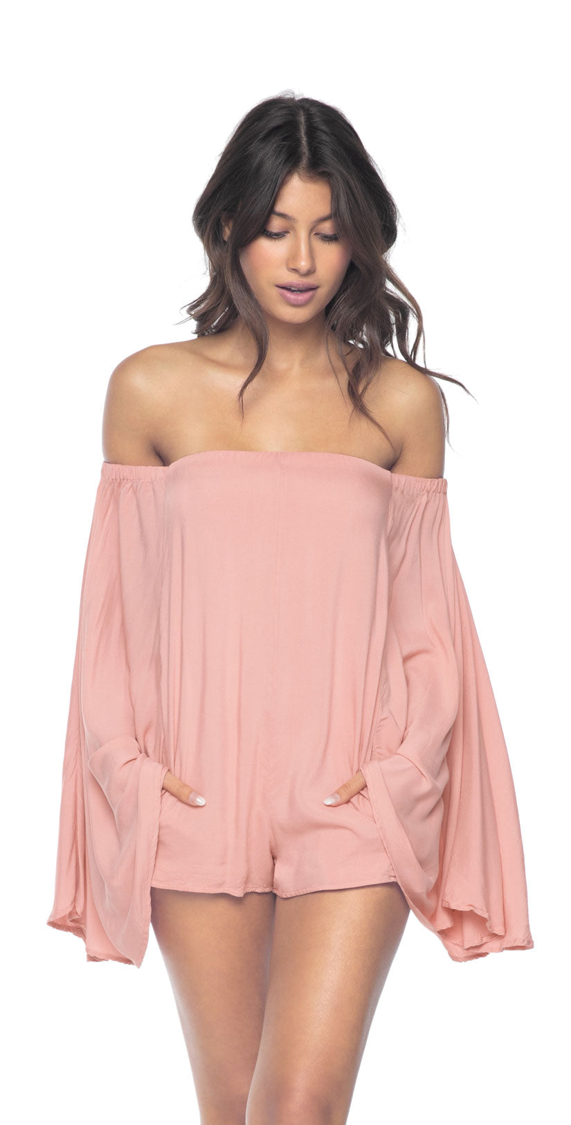  PilyQ Dusty Rose Andi Romper