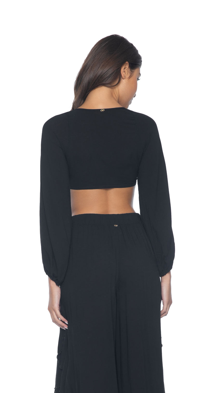  PilyQ Midnight Halsey Tie Top