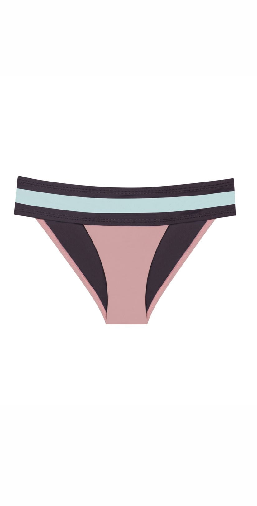  PilyQ Riviera Color Block Teeny Cut Bikini Bottom