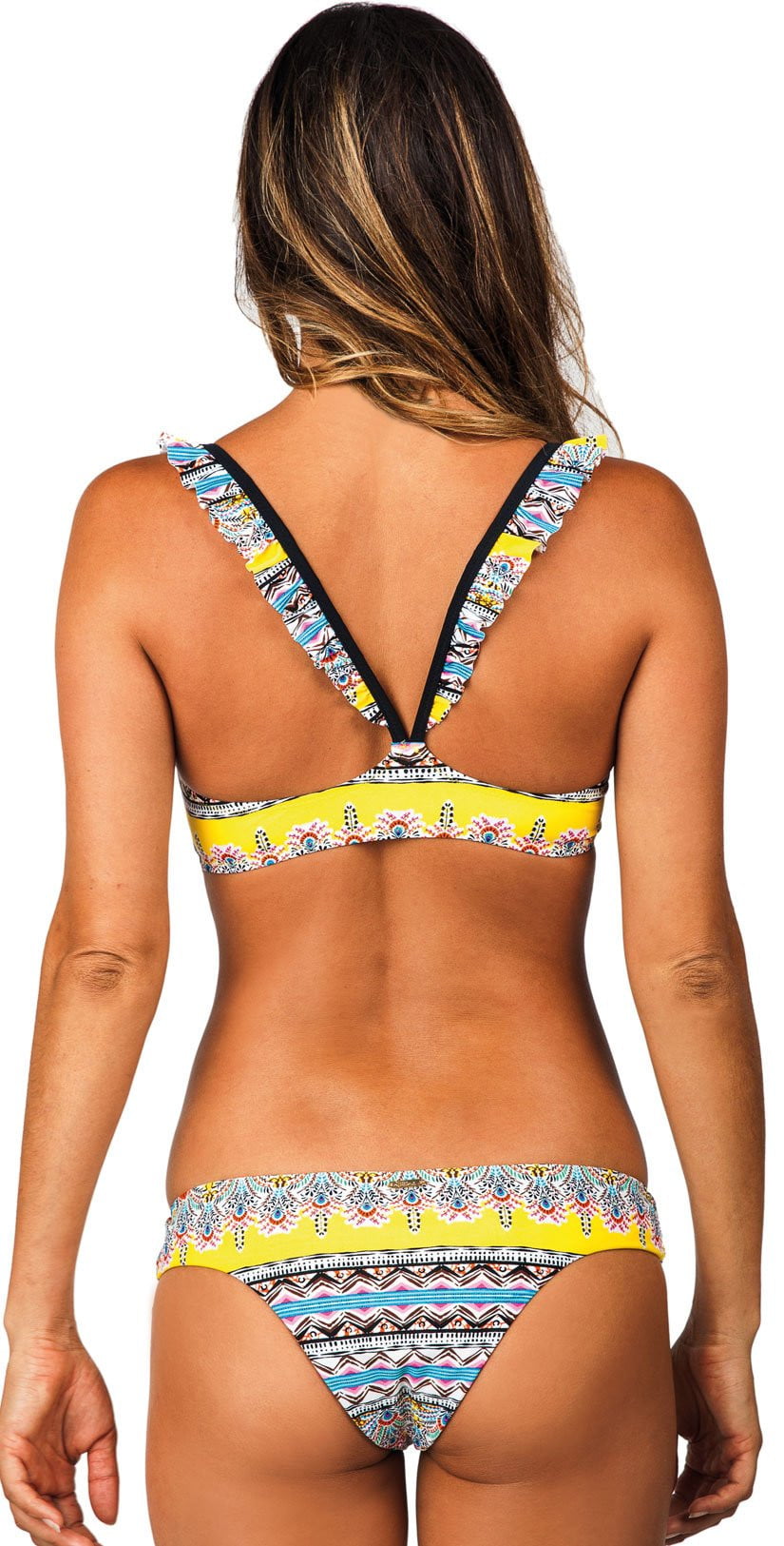  Raisins Barbados Bound Angel Wings Bikini Top W710314-YLW