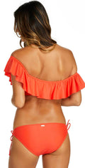  Raisins Sayulita Sweet Pea Tie Side Bottom In Red Y710045-RED