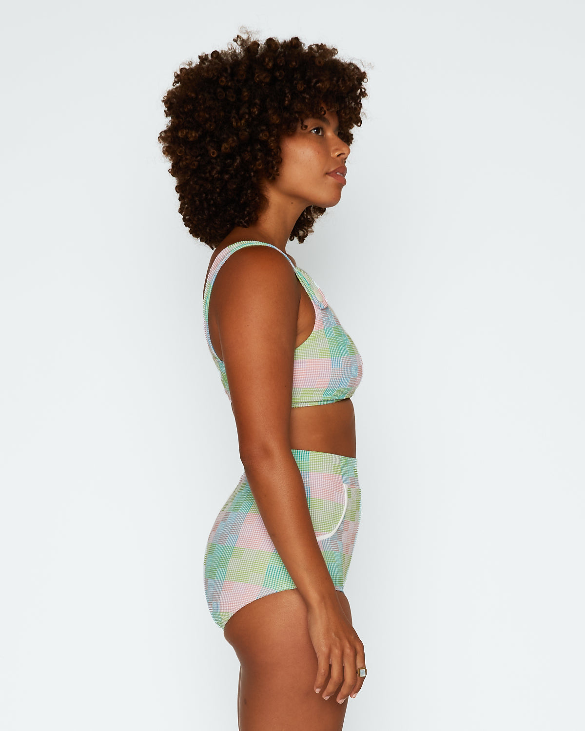  Georgia High Waist Bikini Bottom - Amos