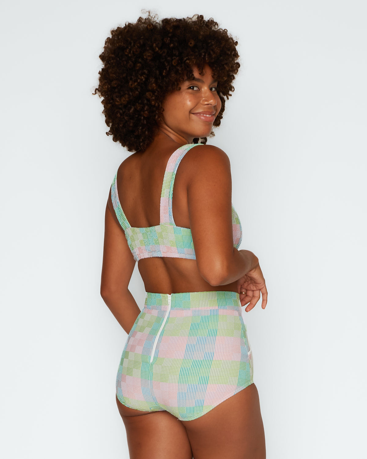  Georgia High Waist Bikini Bottom - Amos