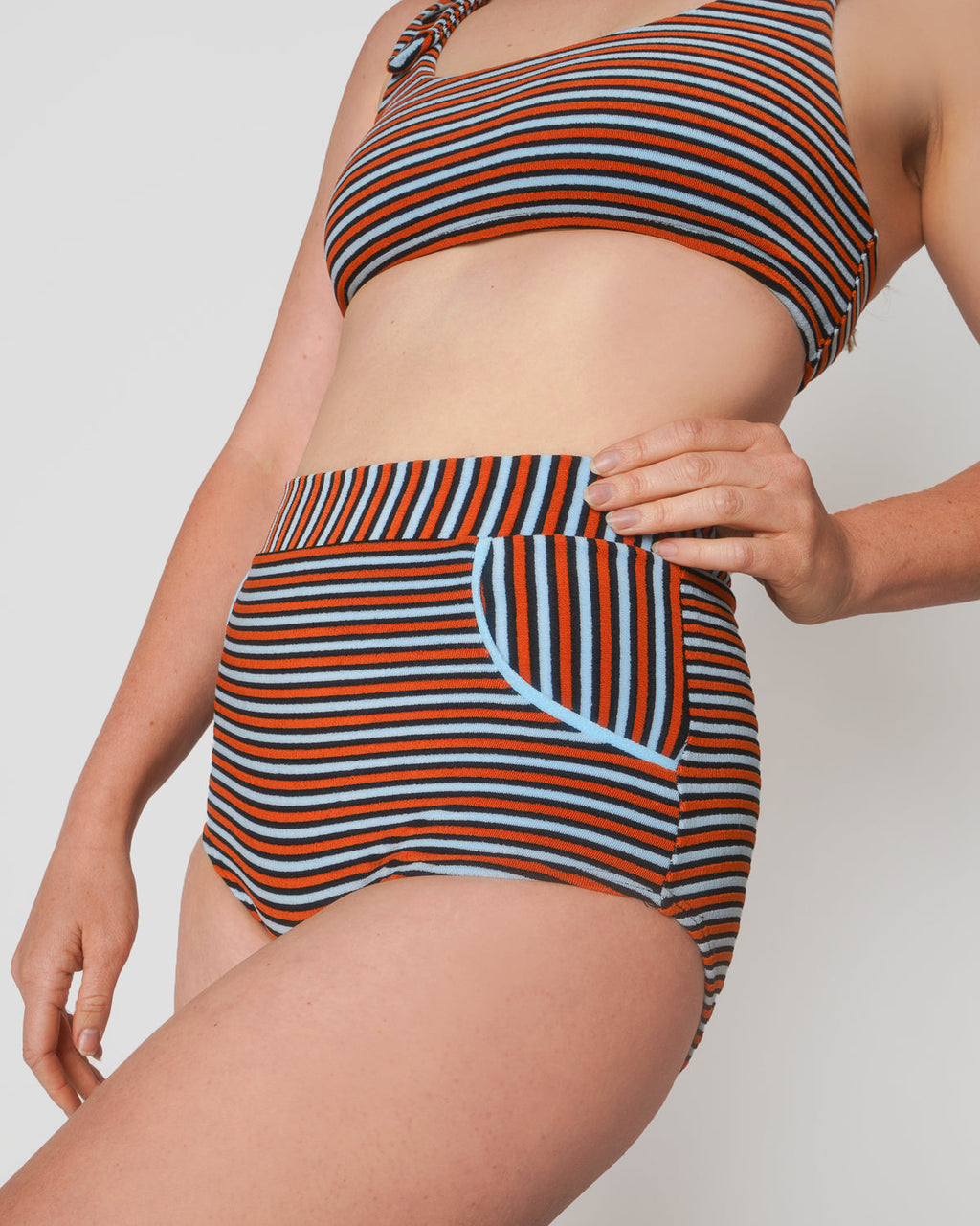  Georgia High Waist Bikini Bottom - Miles