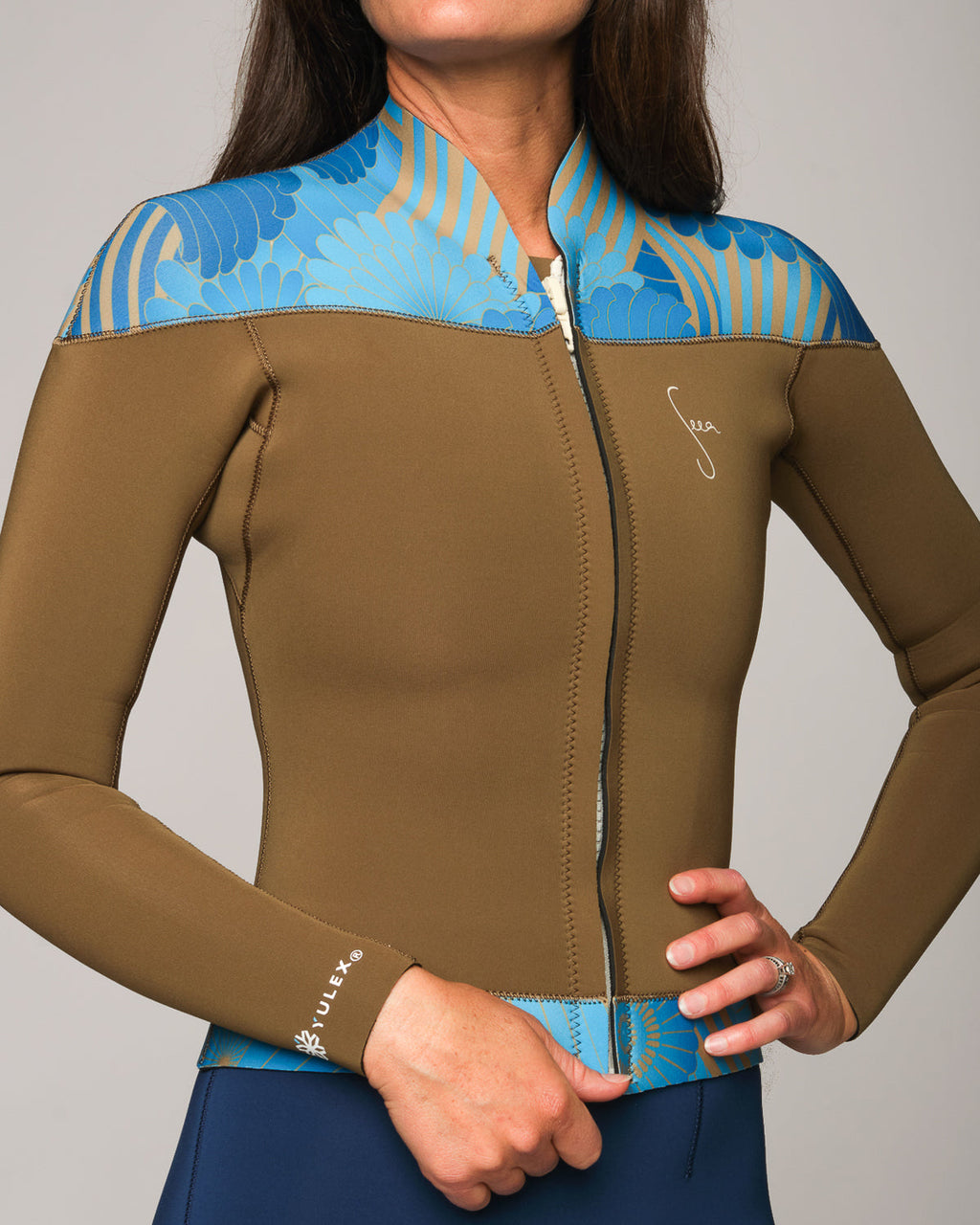  Haze 2mm Yulex Jacket - Seaflower