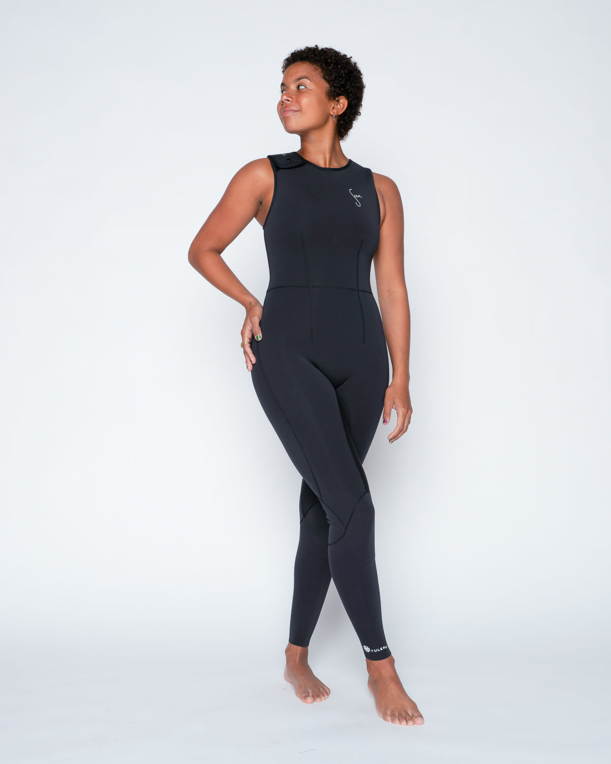  Sydney 2mm Yulex Long Jane - Black