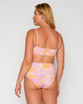  Soleil High Waist Bikini Bottom - Aria