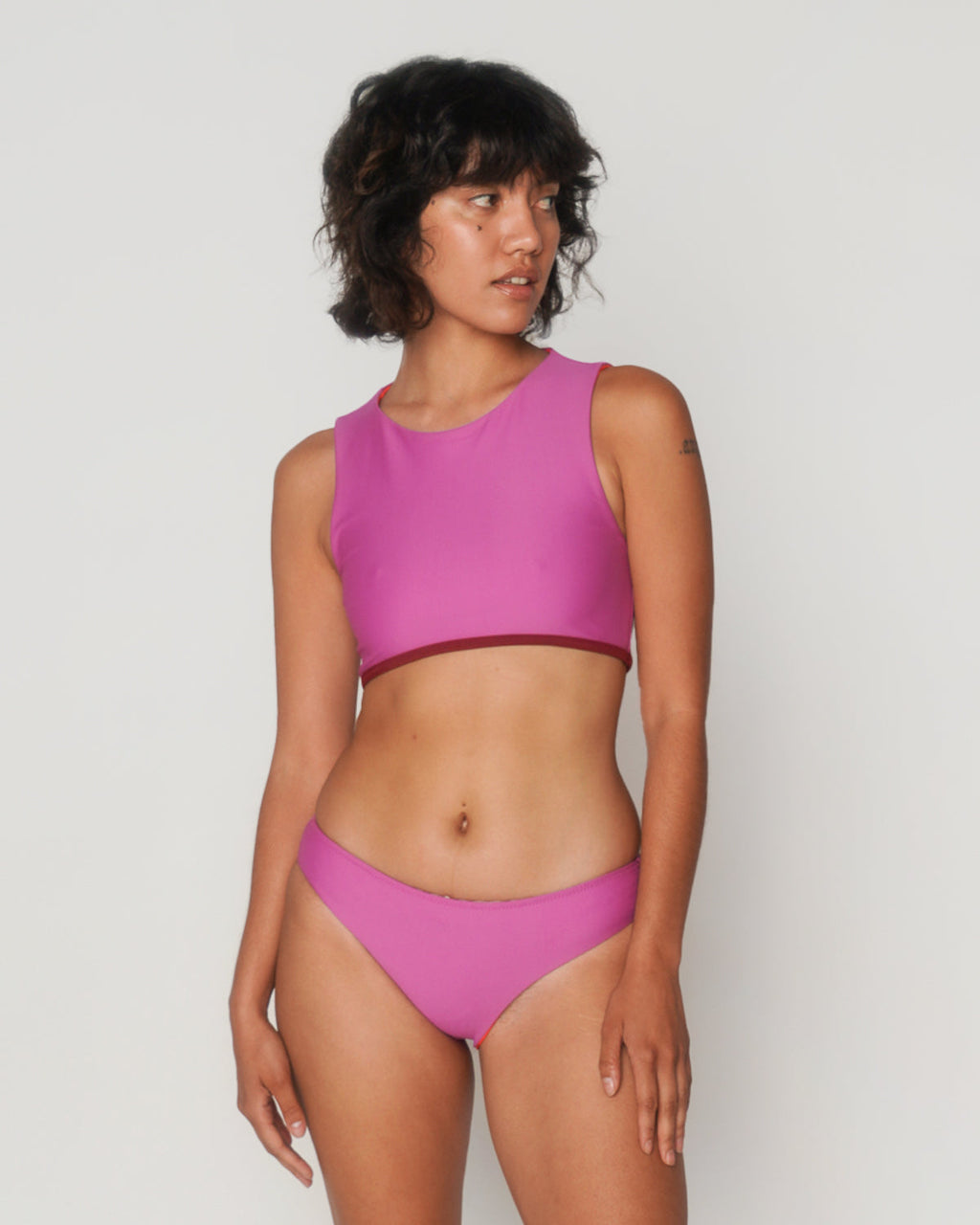  Rella Reversible Bikini Bottom - Jazzberry