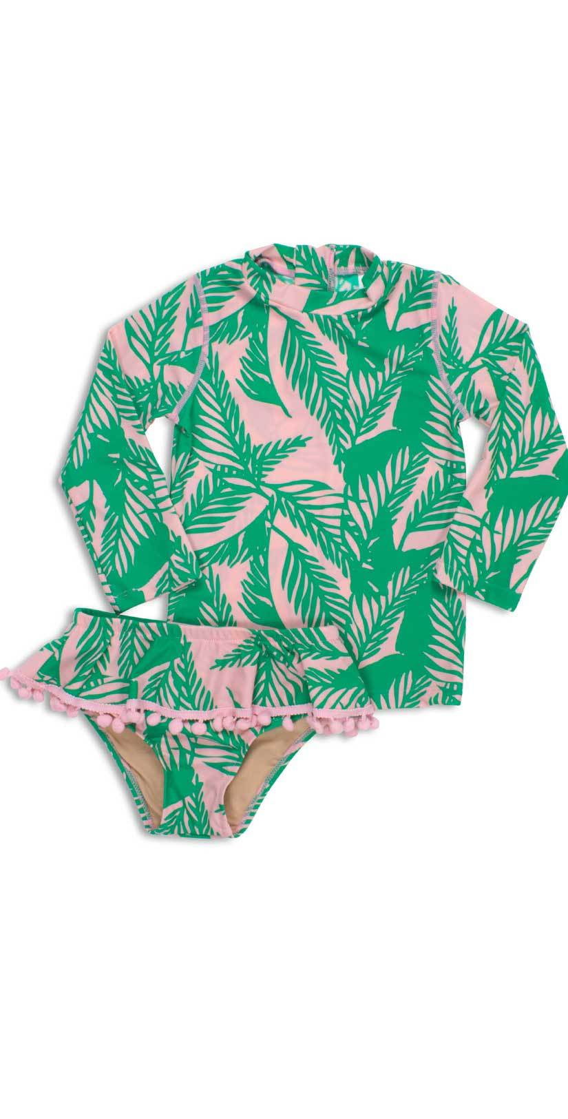  Shade Critters Girls Palm Reader Rash-Guard Set