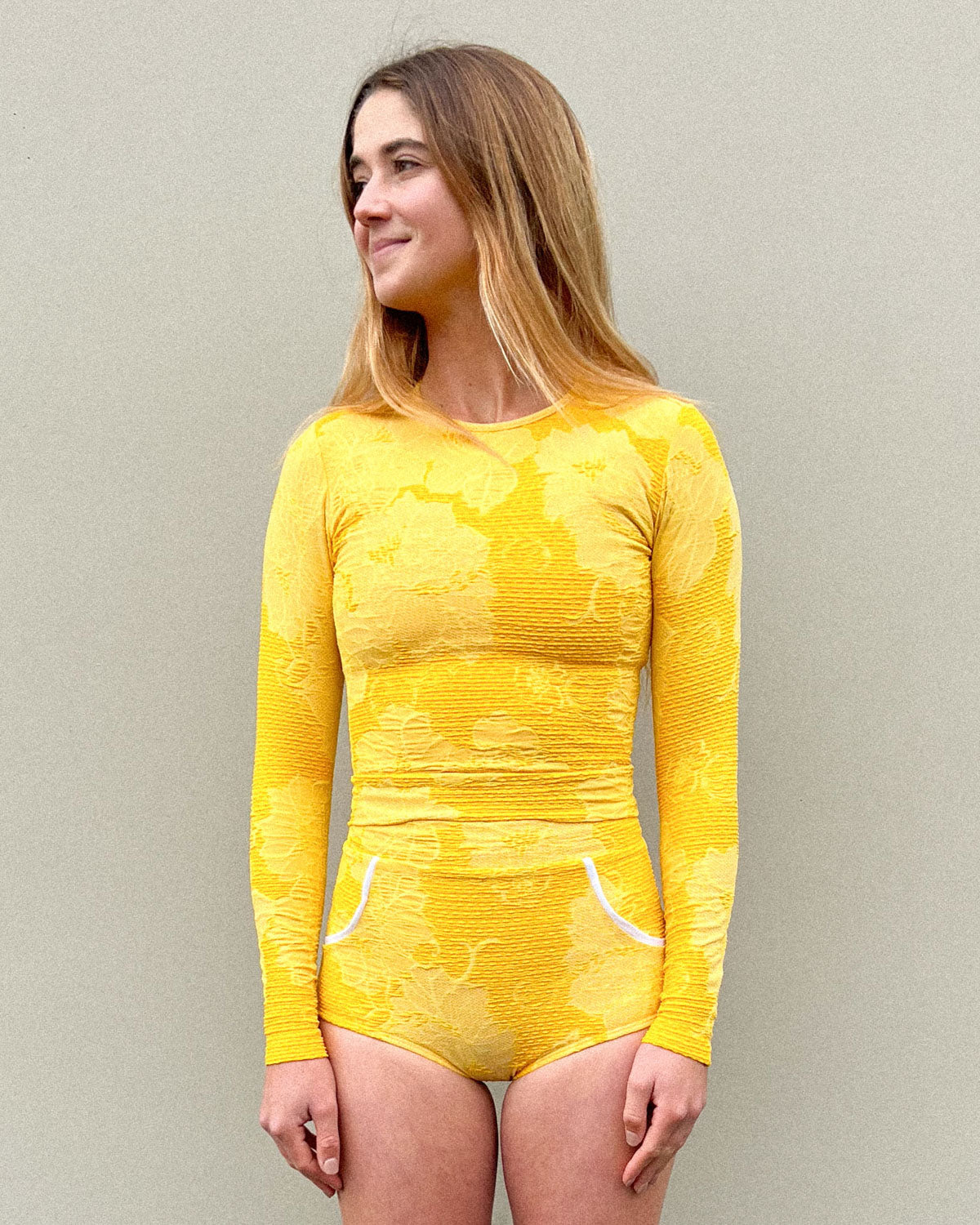  Georgia High Waist Bikini Bottom - Nectar