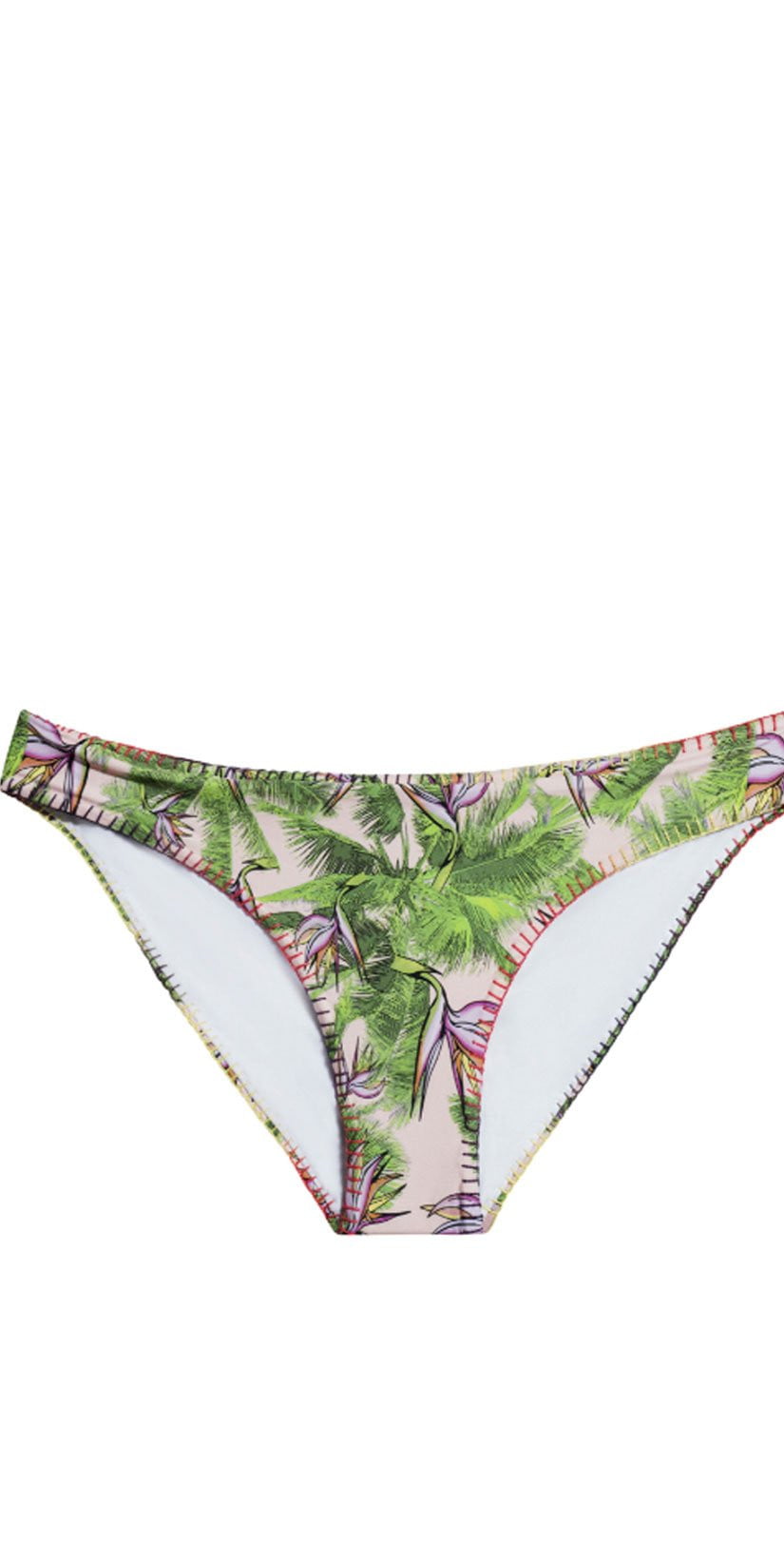  PilyQ Bermuda Stitched Teeny Cut Bikini Bottom