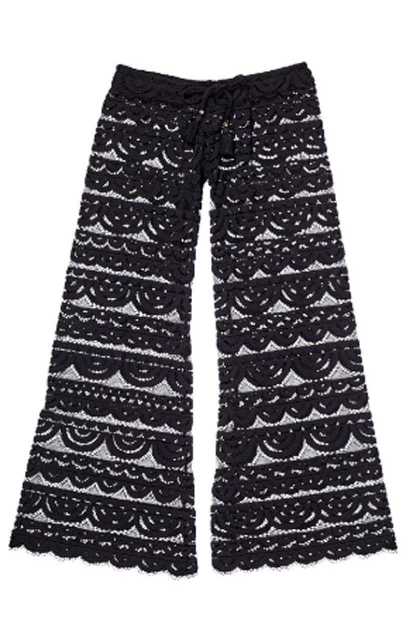  PQ Swim Lace Diva Malibu Pant In Black