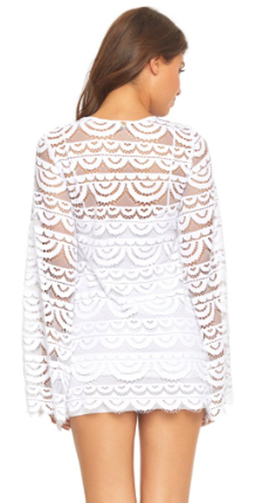  PQ Swim Water Lily Noah Tunic In White