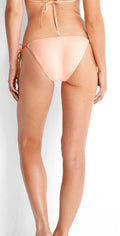  Seafolly Havana Tie Side Bottom In Peach 40342-074-PCH