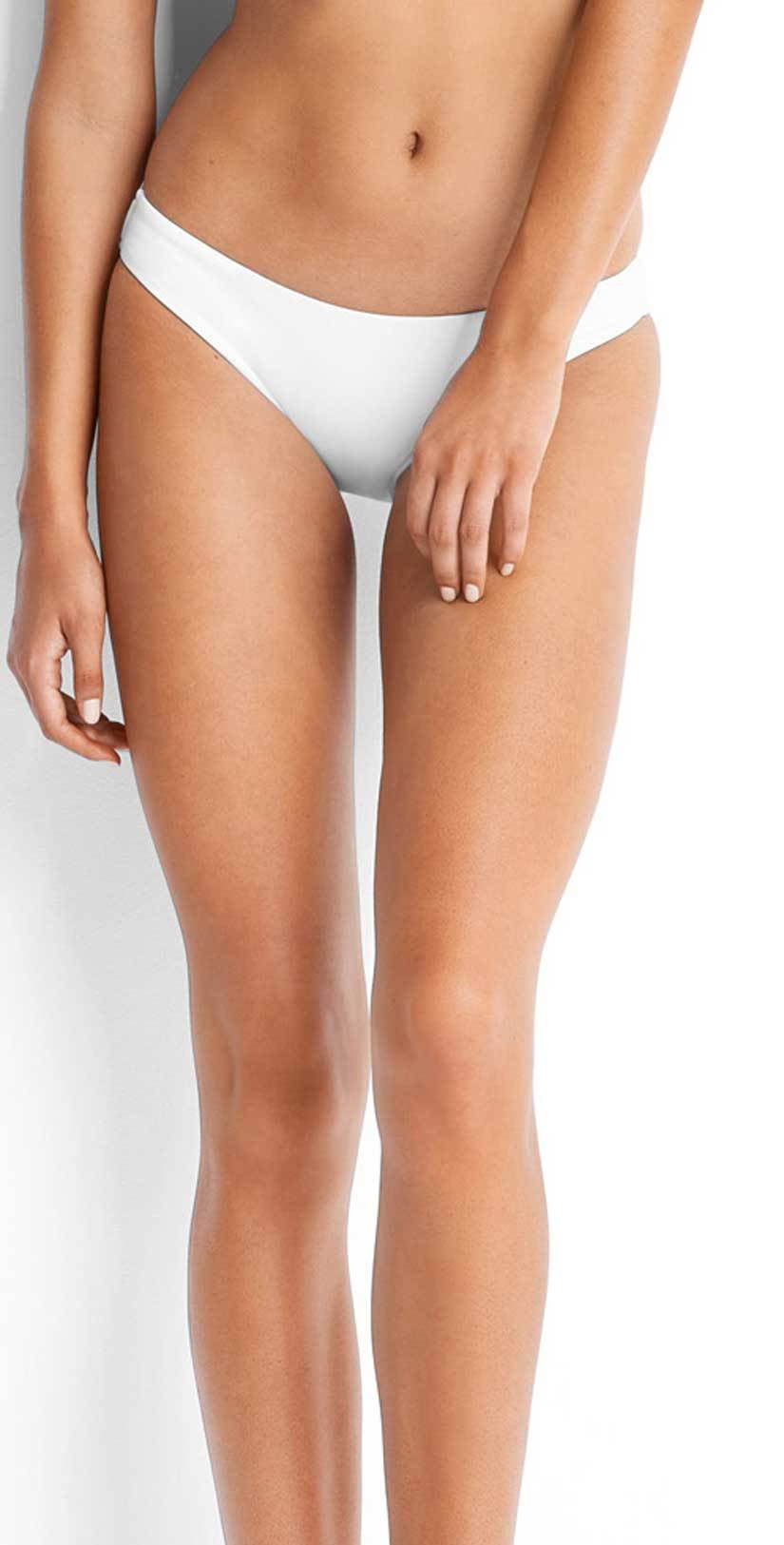  Seafolly Quilted White Hipster Bottom 40463-065-WHITE