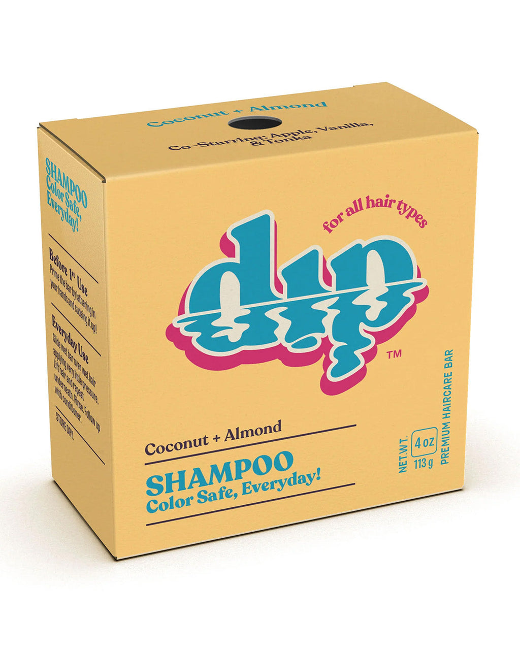  DIP Color Safe Shampoo Bar - Coconut & Almond