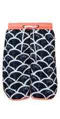  Snapperrock Boys St Barths Board Short In Navy B90043C