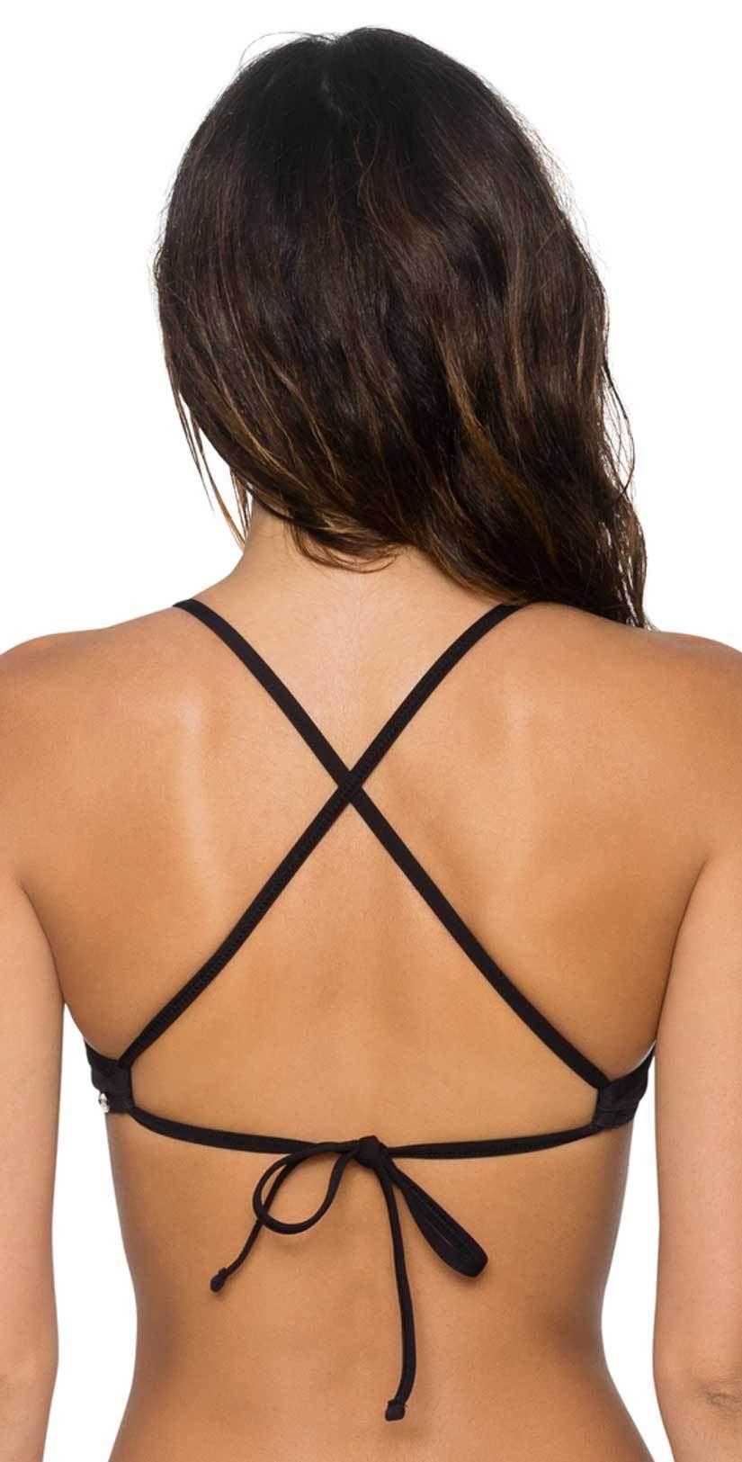  Sunsets Jayne X-Back Underwire Top In Black 60T-BLCK