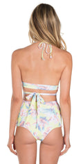  Tori Praver Francesca Limoncello Milos Floral High Waist Bottom