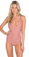  Tori Praver Elena One Piece Swimsuit In Spice