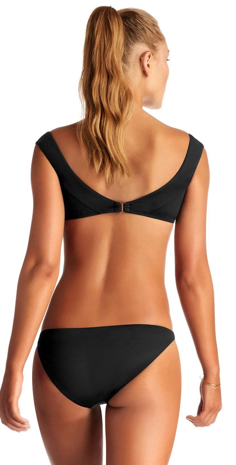  Vitamin A Capri EcoLux Bikini Top In Black