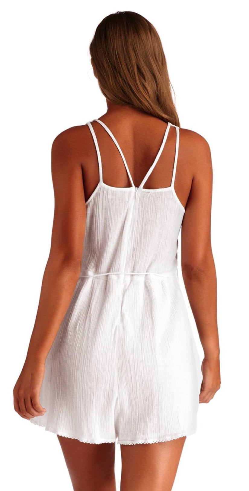  Vitamin A Racquel Romper In White 7RP LBG
