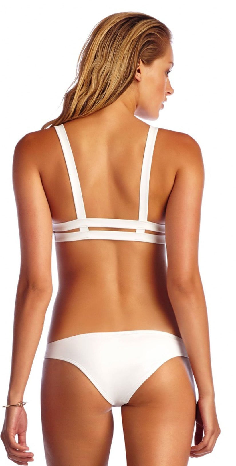  Vitamin A Eco Neutra Bralette Top In White