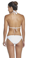  PilyQ Water Lily Lace Banded Full Cut Bikini Bottom