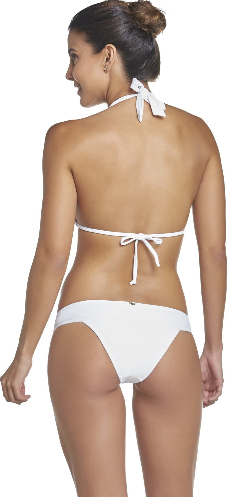  PQ Swim Water Lily Lace Teeny Bikini Bottom In White