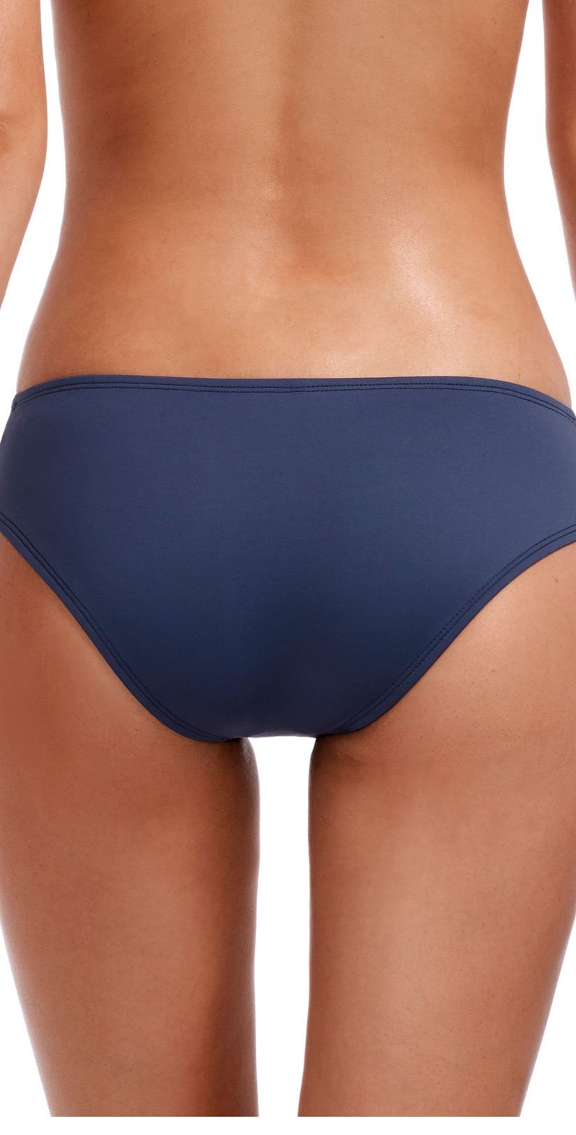  Vitamin A EcoLux Luciana Full Coverage Bikini Bottom In Deep Blue