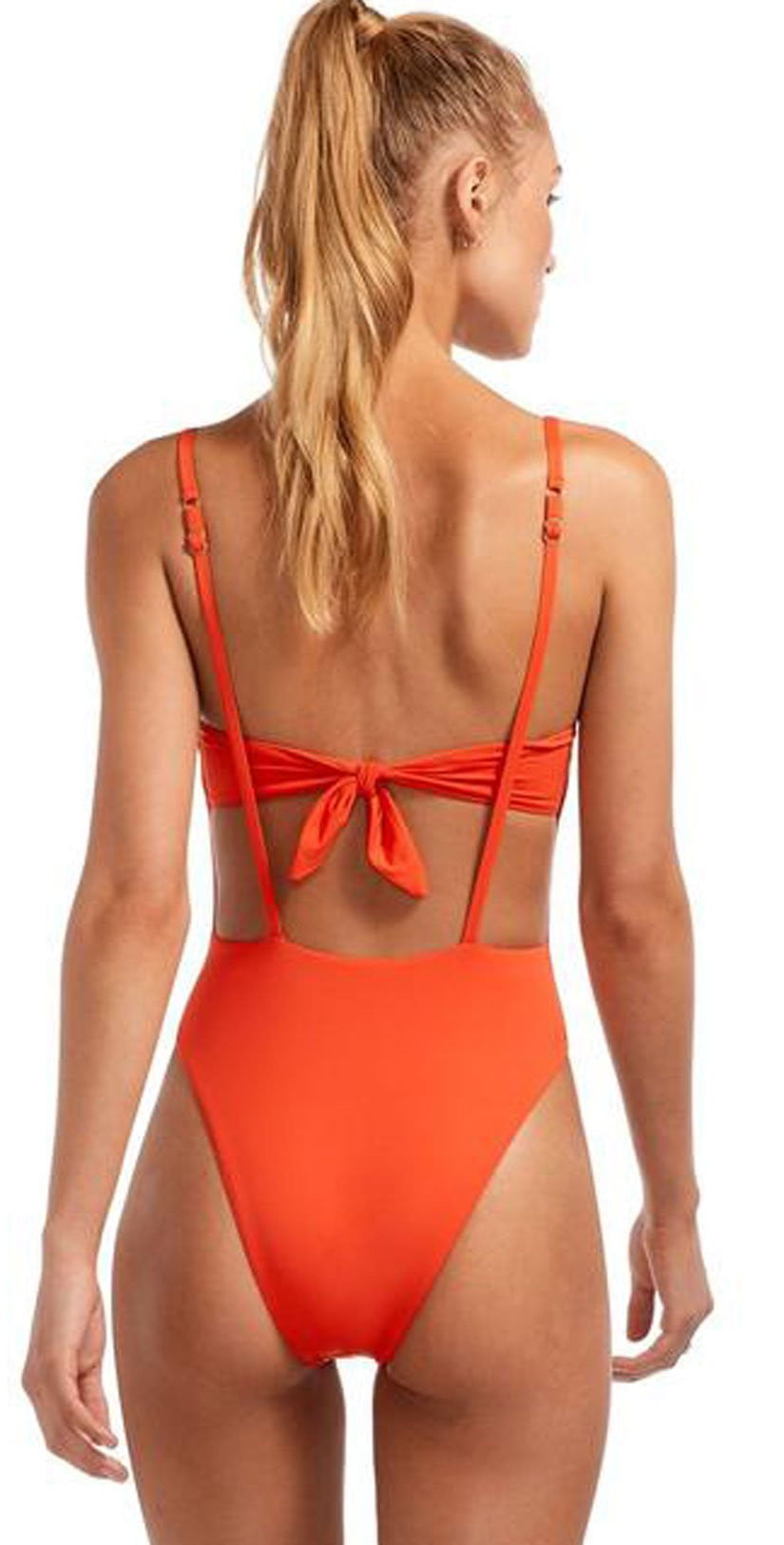  Vitamin A EcoLux Edie Full Coverage One Piece Swimsuit In Papavero