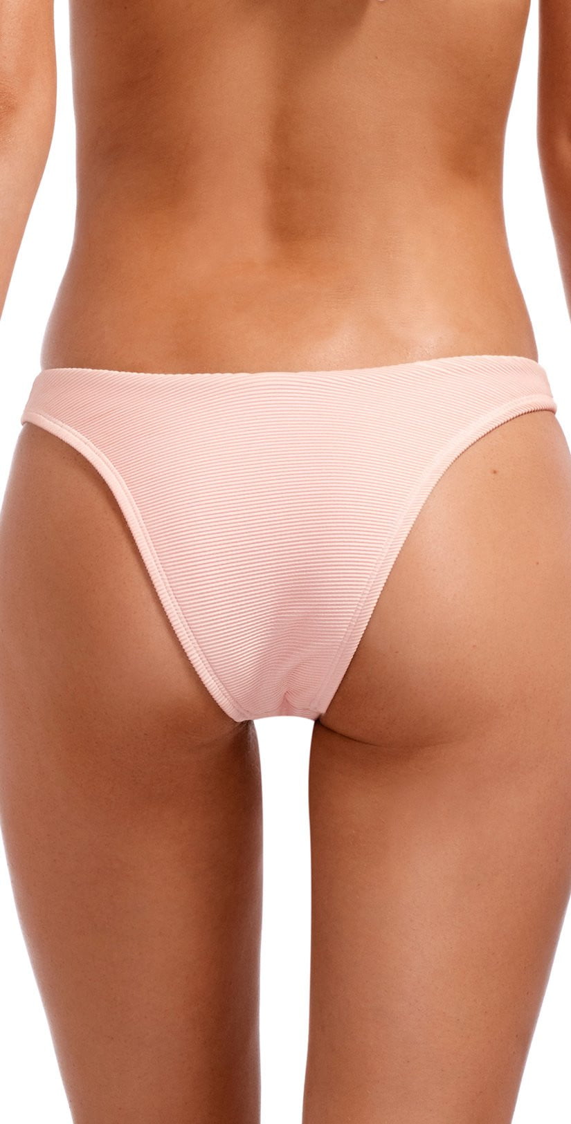 Vitamin A BioRib Perla Rose High Leg Bikini Bottom
