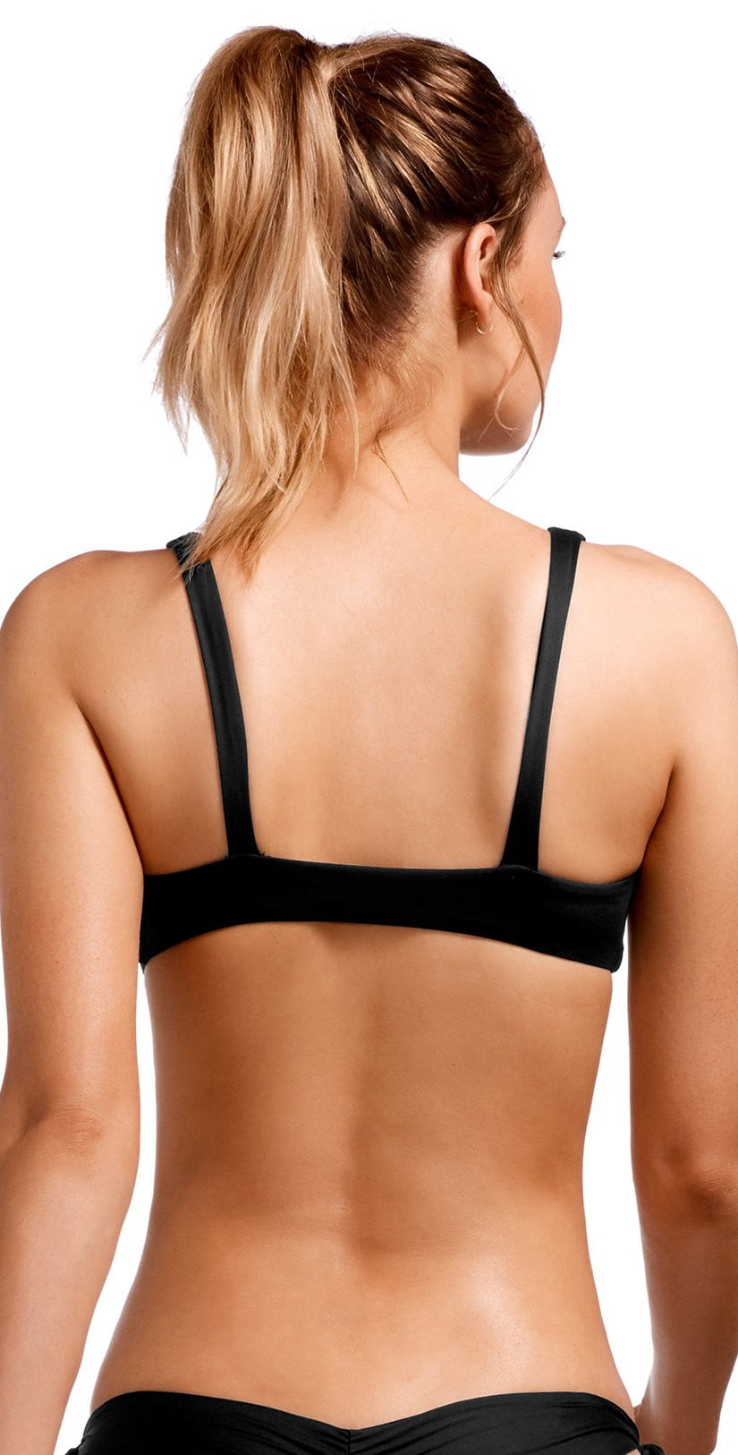 Vitamin A EcoLux Lou Bikini Top In Black