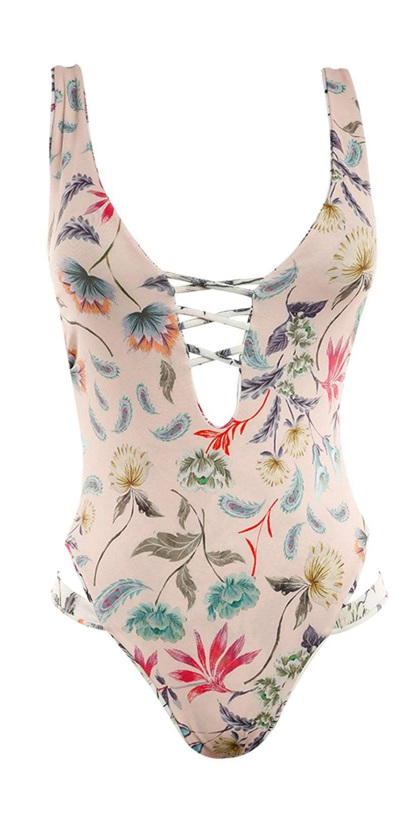  Boamar Iris One Piece In Pink Floral FPC003-FLPNK