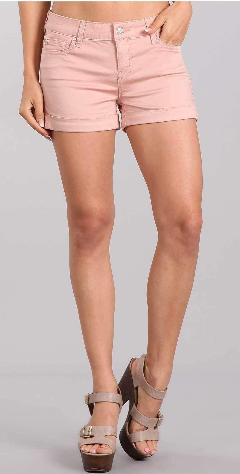  Celebrity Pink Jean 3" Mid Rise Shorts In Misty Rose CJ3050Z35
