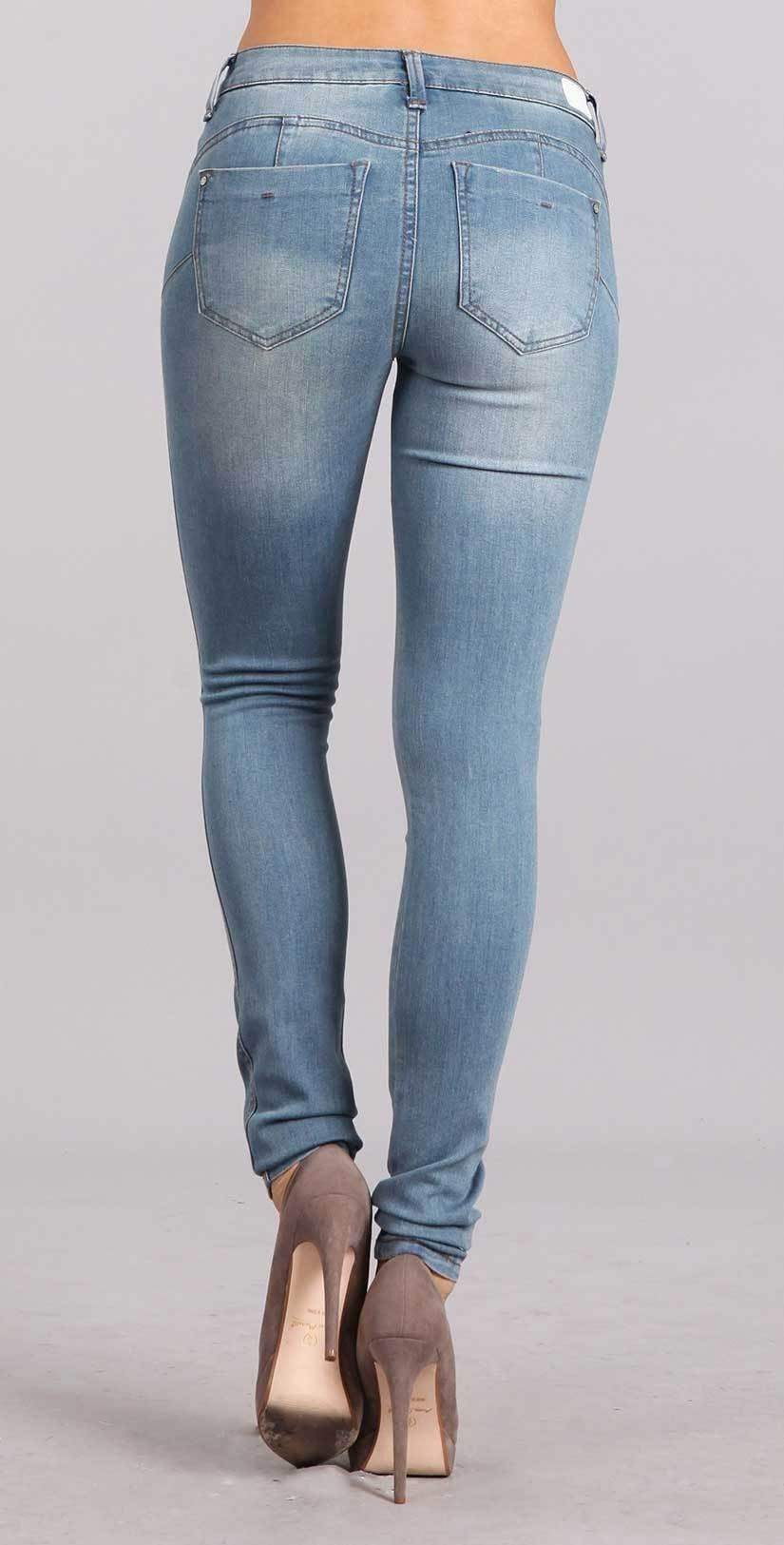  Celebrity Pink Skinny Mid Rise Ankle Pant In Olympian CJ21438SS