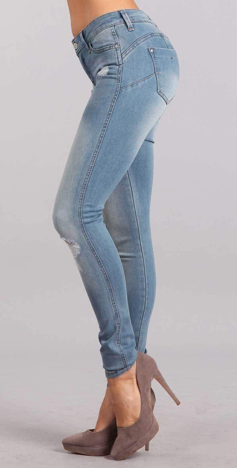  Celebrity Pink Skinny Mid Rise Ankle Pant In Olympian CJ21438SS