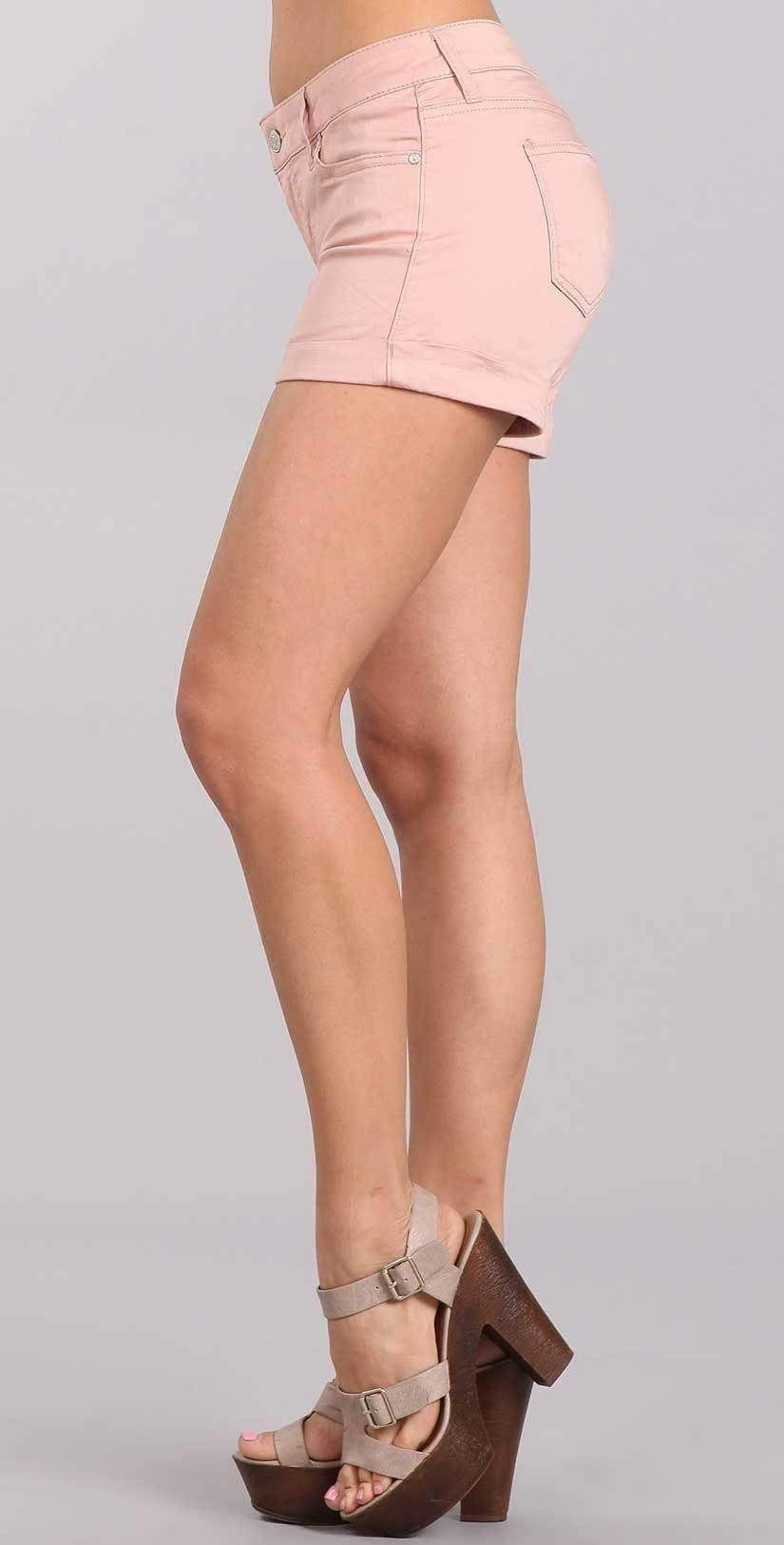  Celebrity Pink Jean 3" Mid Rise Shorts In Misty Rose CJ3050Z35