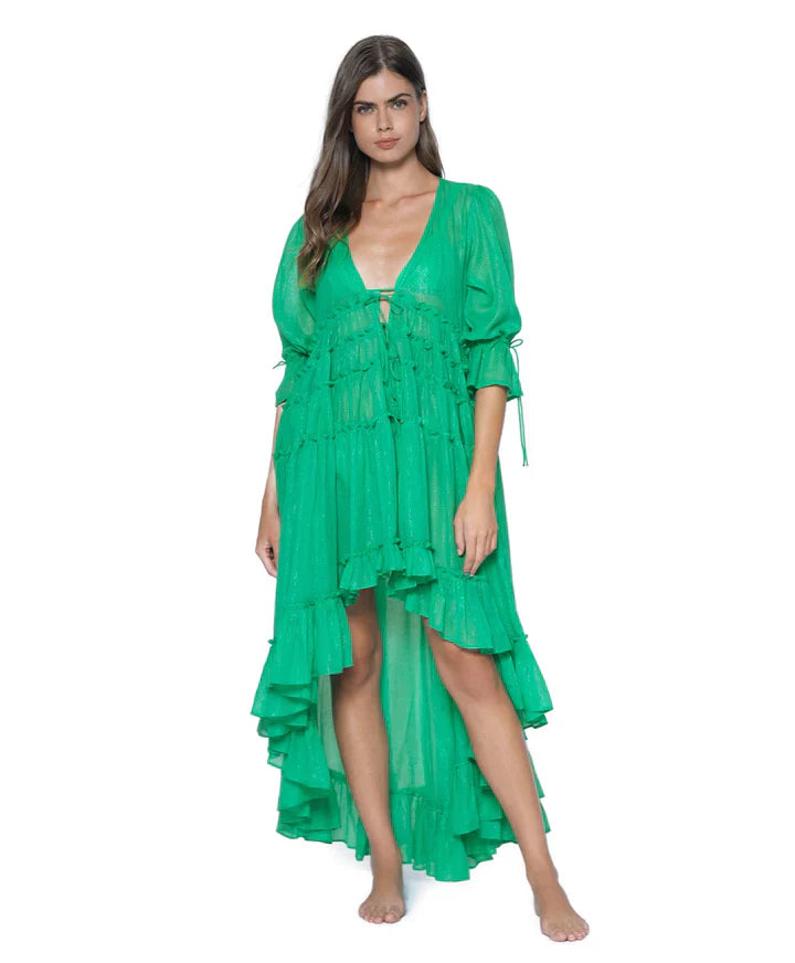  PQ Swim Emerald Bay Kinsley Ruffle Tunic